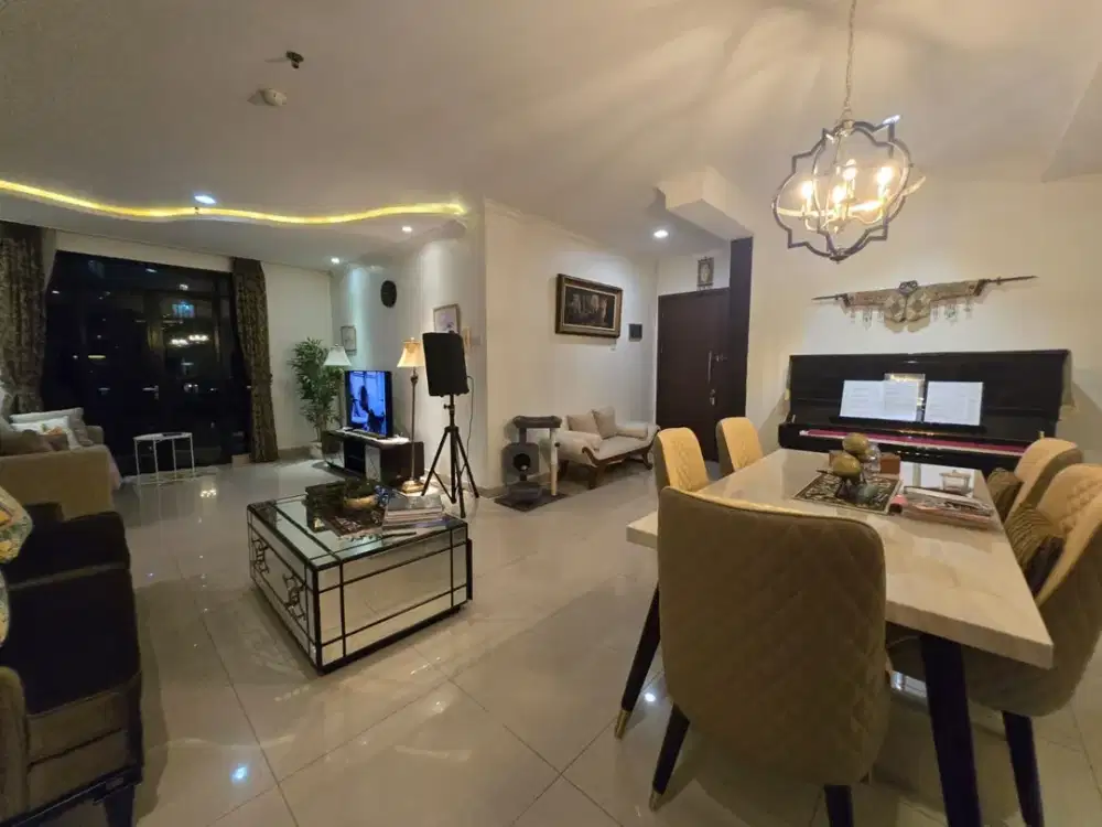 Dijual Apartemen Hamptons Park Tipe 3 Kamar Tidur Full Furnished