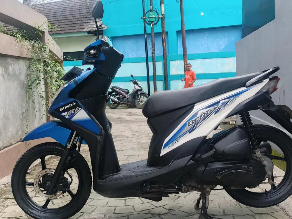 Honda beat FI 2014 stater tokcer halus mulus terawat