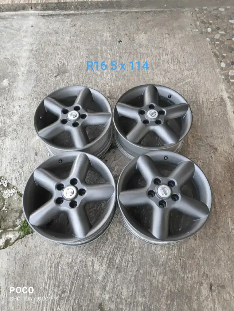 Oem NISSAN XTRAIL (2002-2005) R16 pcd 5 x 114 lebar 6,5 offset 40