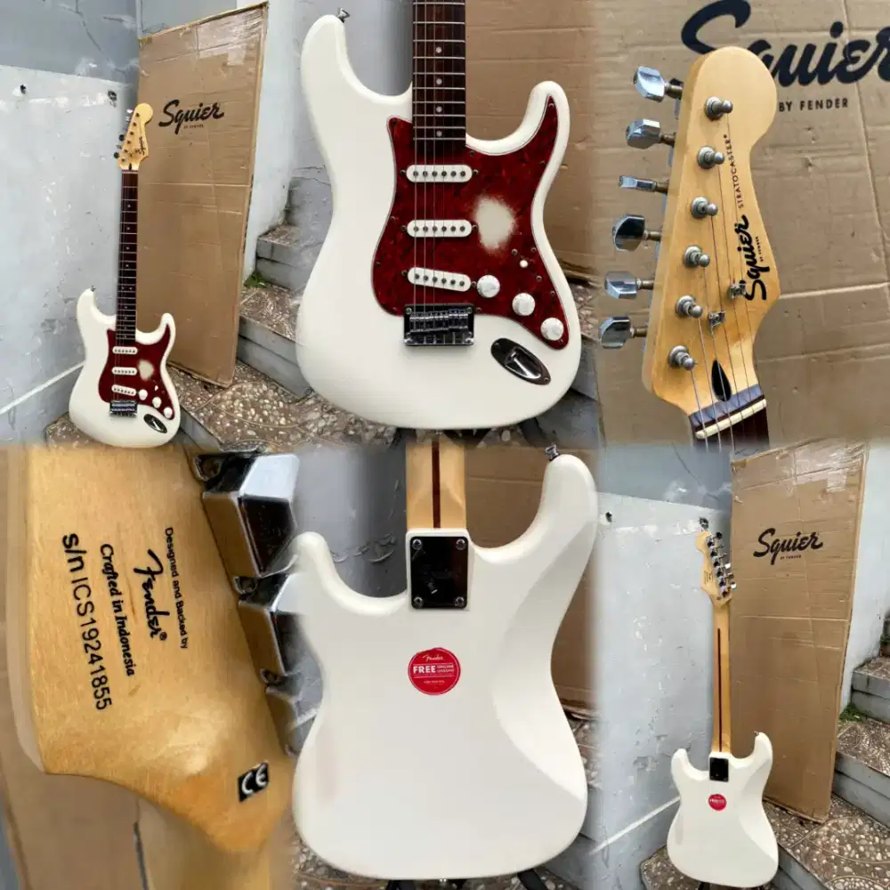 GITAR SQUIER STRATOCASTER BULLET HARDTAIL ORIGINAL