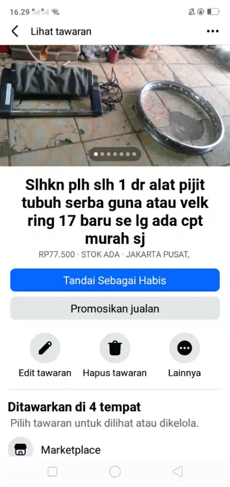 Slhkn plh slh 1 dr alat terapi serba guna atau sblh nya murah sj cpt