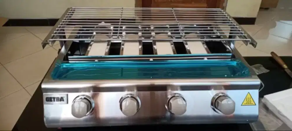 Pemanggang getra 4 tungku