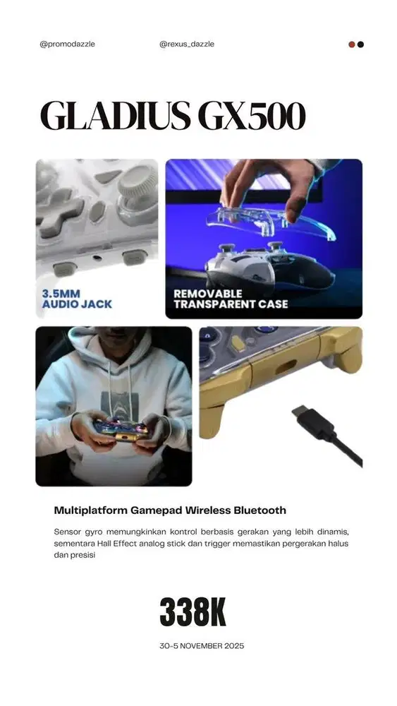 Rexus Joystick Gladius GX500