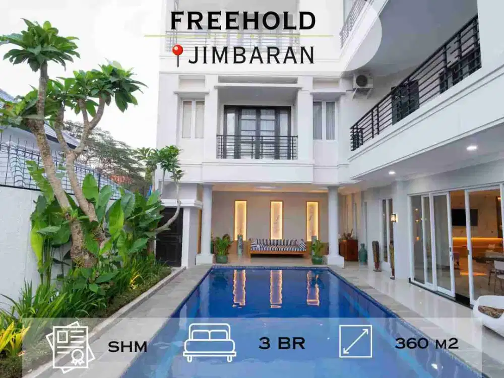 Spacious Luxury Villa with Pool & Open Balcony – Heart of Jimbaran