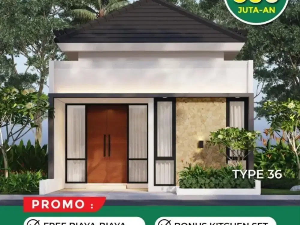 Rumah Minimalis 3Jt Free Semua Biaya