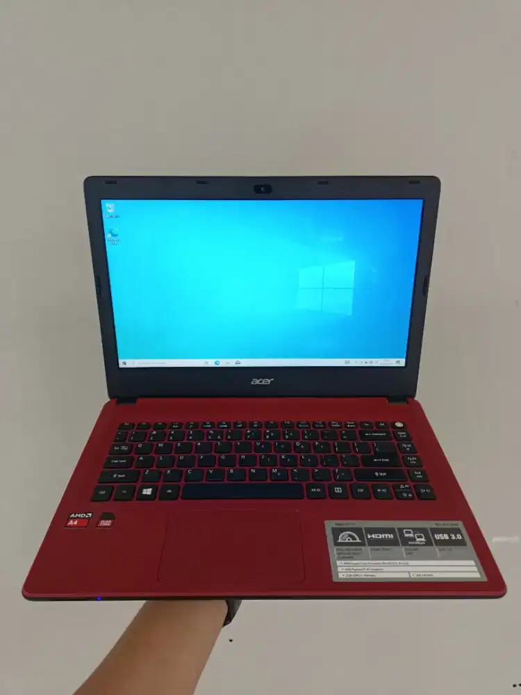 Laptop Acer Adm A4 Ram 4 GB Hdd 500 GB