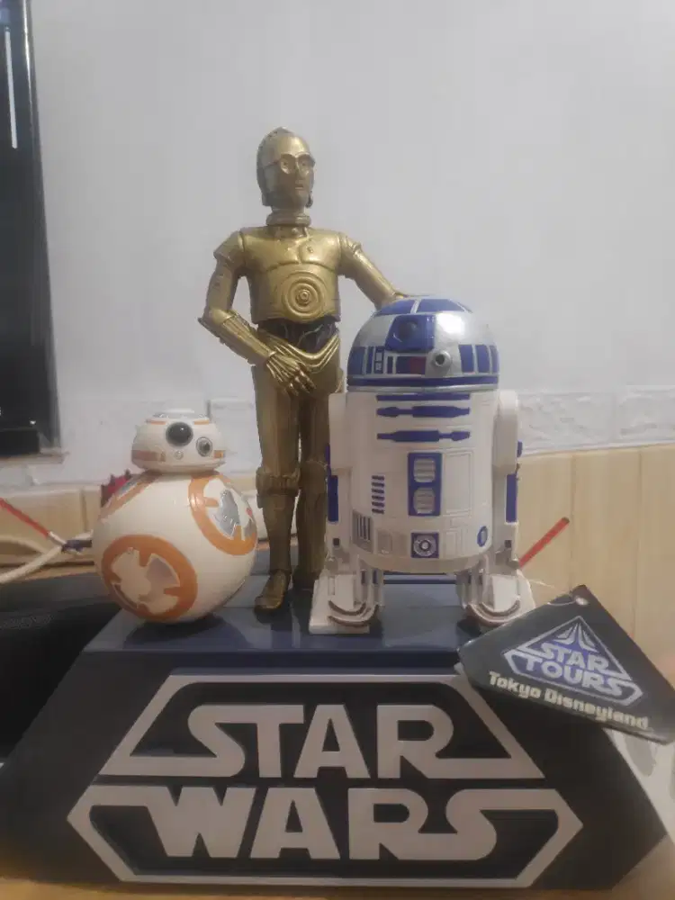 Starwars Piggy bank Tokyo Disneyland Original