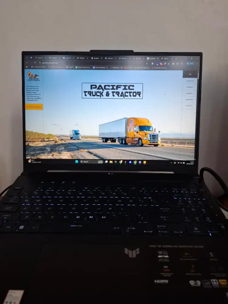 Laptop Gaming Asus TUF A16 FA617NS Second Fullset Kotak Tas Mouse