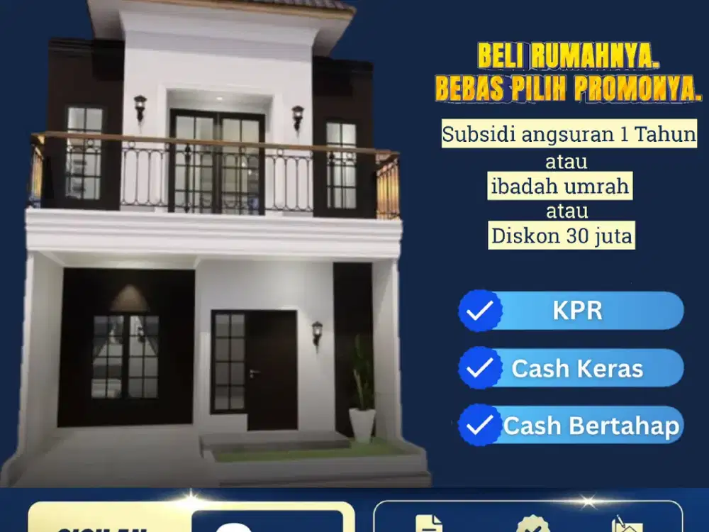 Rumah 2 Lantai Siap Huni di Depok