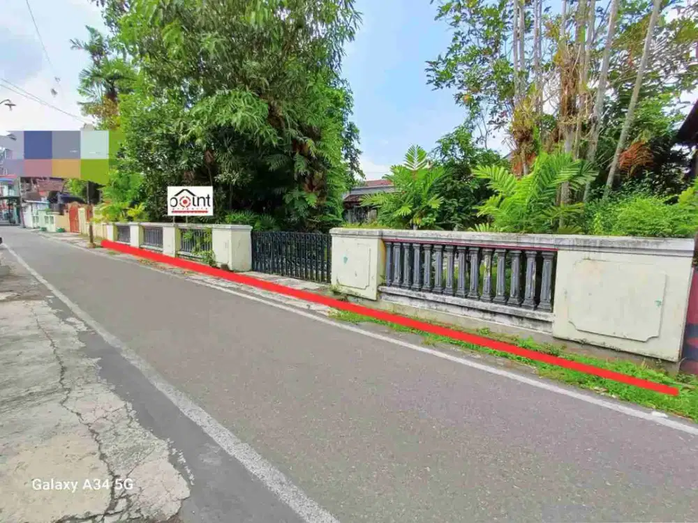 Tanah Strategis Tengah Kota Solo Dekat Stasiun Puwosari