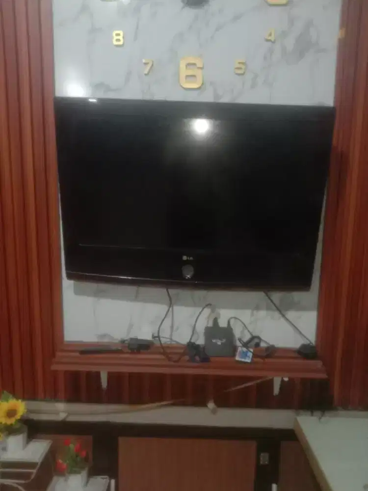 jual murmer tv LG + android box dan dispenser hot & cold