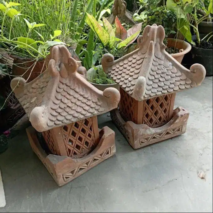 Lampu Lampion Taman Outdor Terakota Terracotta