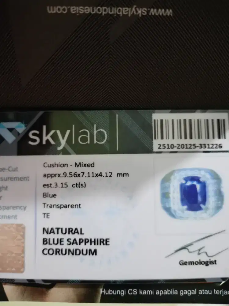 BLUE SAPPHIRE 2 LEBAR