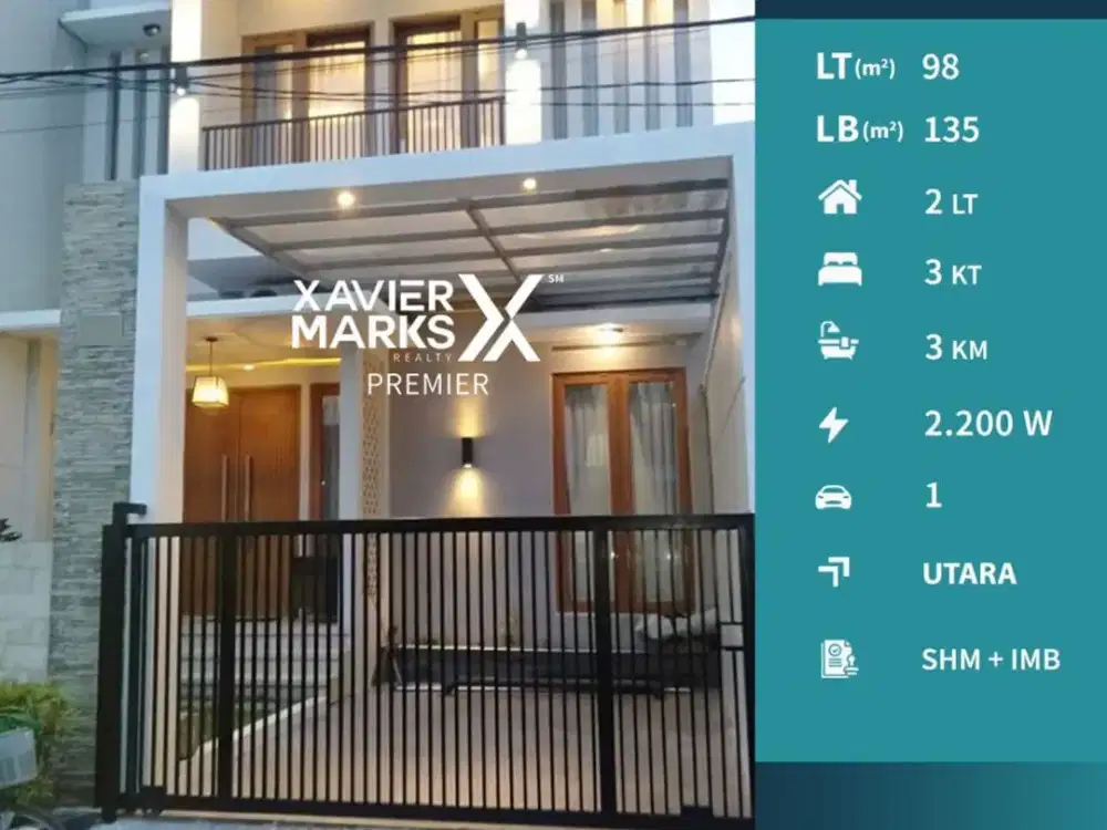 Rumah Modern Furnished di Perum Taman Sulfat Blimbing Malang