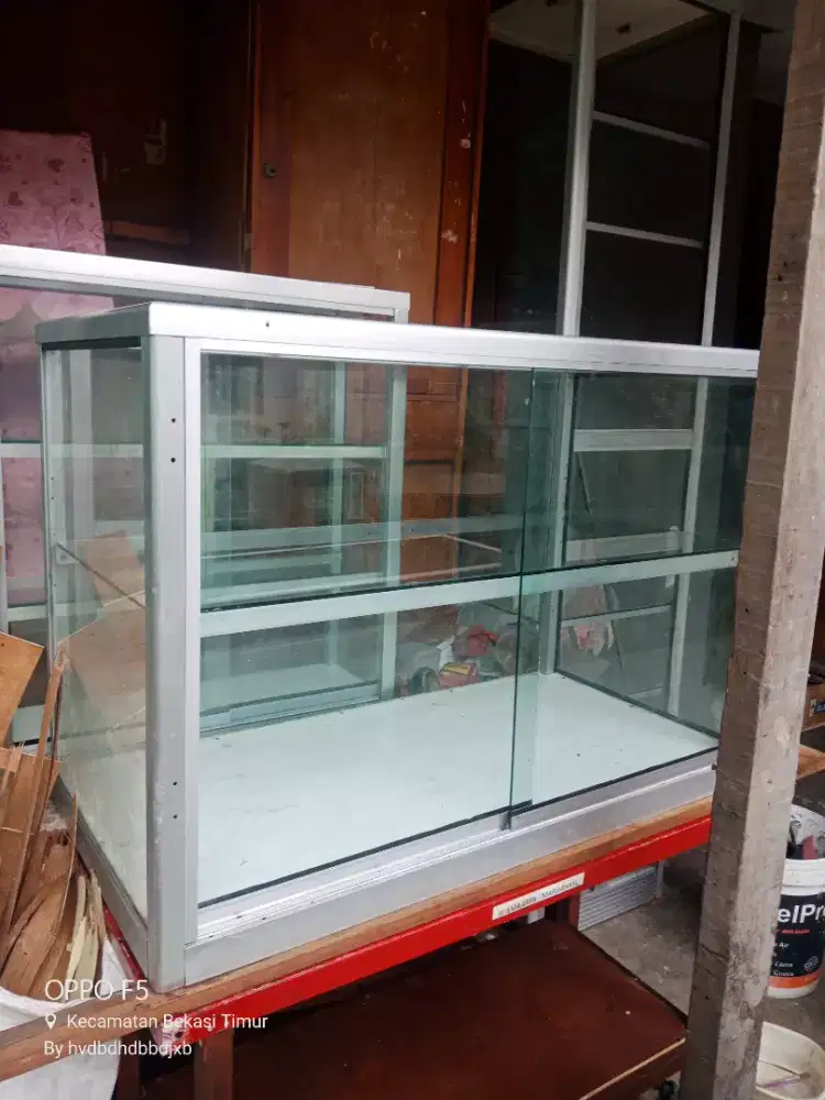 Etalase warteg 1 meter siap Pakai