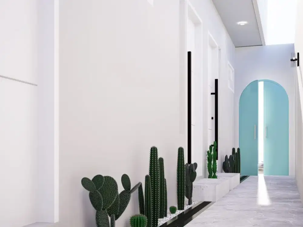 Leasehold - A modern townhouse takes simpliciy and serenity in Seminyak, Bali