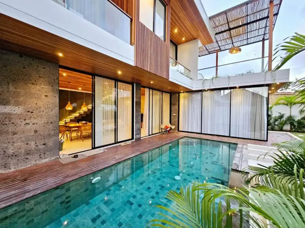 Rental - Fully Furnished Villa with Pool and Garden in Batu Mejan, Canggu, Bali