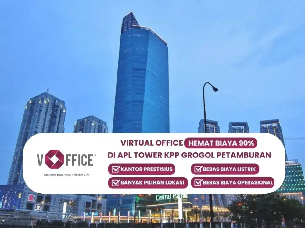 Sewa Kantor Virtual di APL Tower KPP Grogol Petamburan