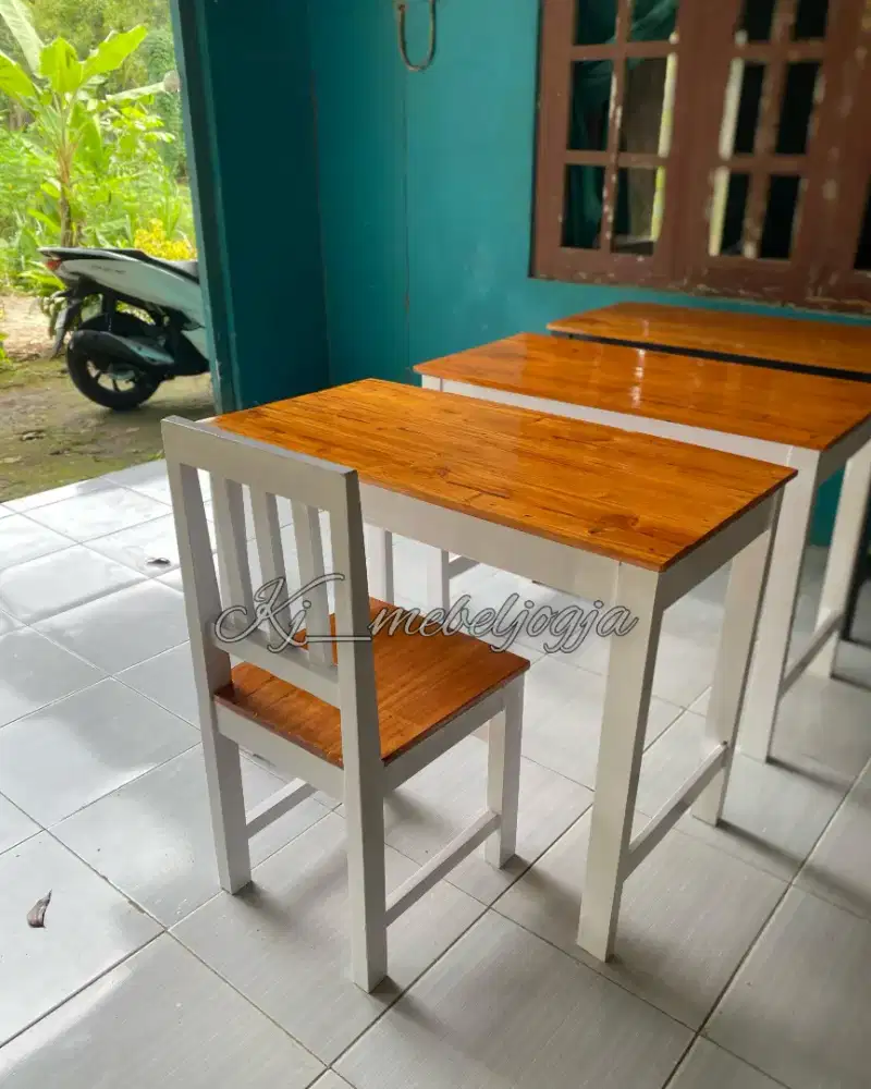 Meja kursi belajar promo