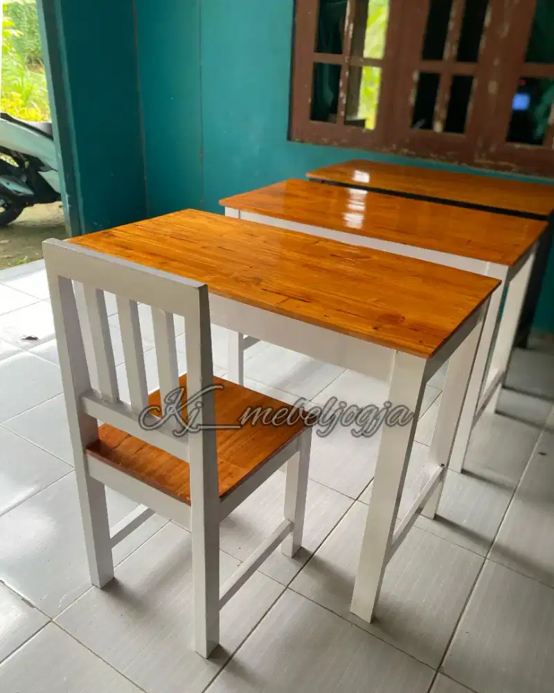 Meja belajar set promo