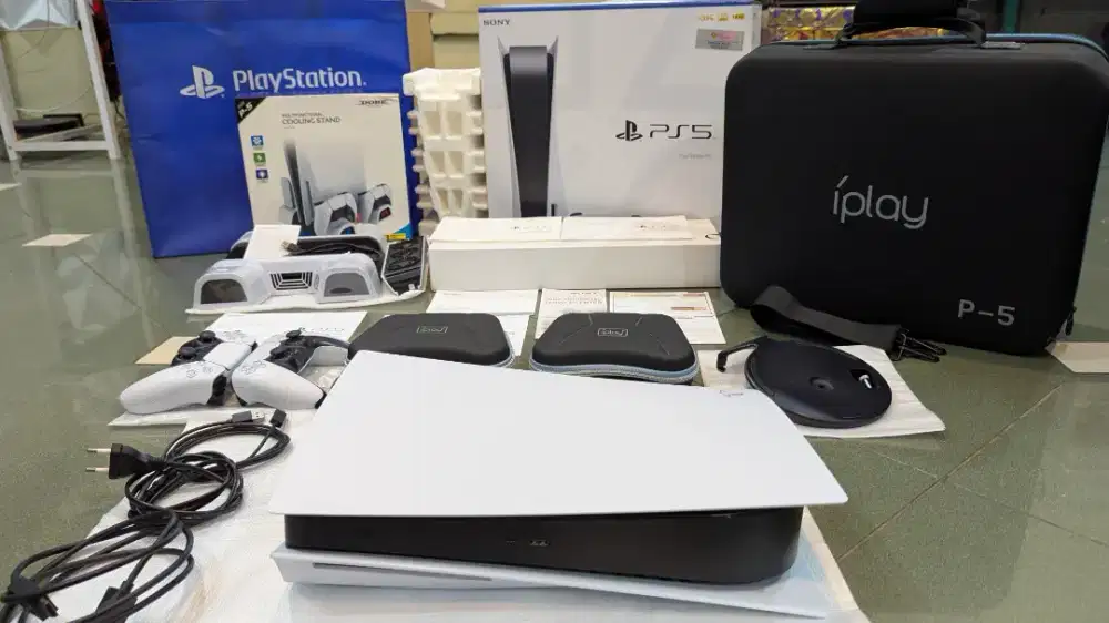 PS5 Disk Version CFI 1208A Full aksesoris