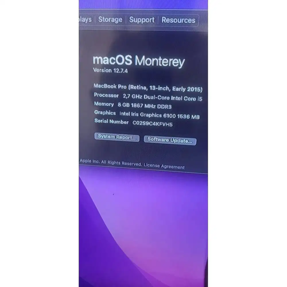 Logic board A1502 2015 Macbook Pro Layar 13 Not M1 M2 Mesin Motherboa