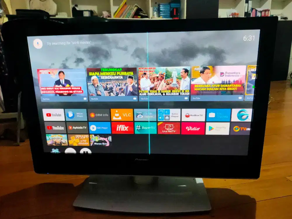 Jual tv besar murah merk pioneer butuh