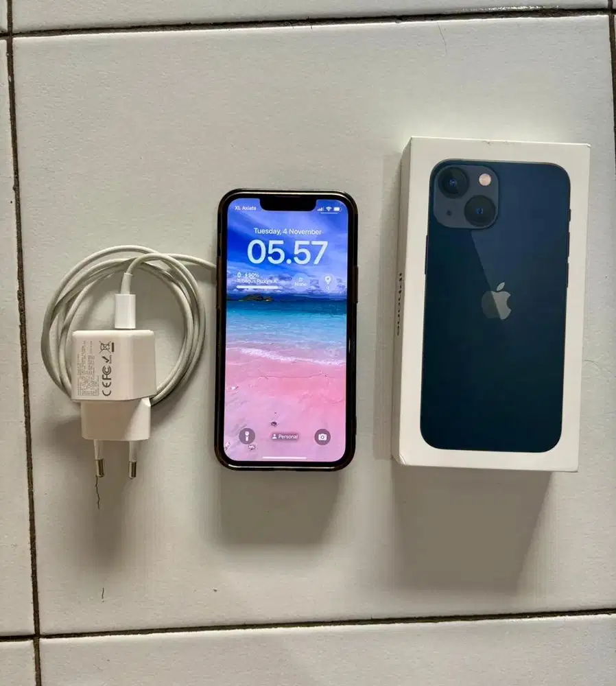 Dijual Iphone 13 Mini (Biru 128 Gb) ex Erafone