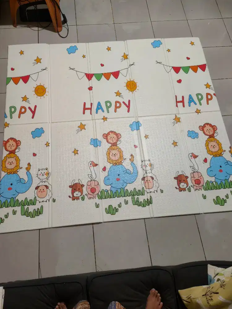 Playmat Bayi MOLION TOYS 180x200cm - Karpet Lipat Foam Tebal 10mm