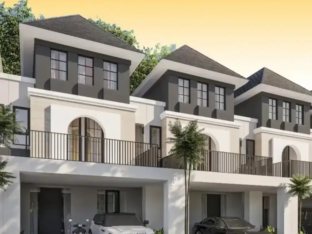 Rumah Estetik 2 Lantai, Balkon View Sejuk, Siap Buat Healing Tiap Hari