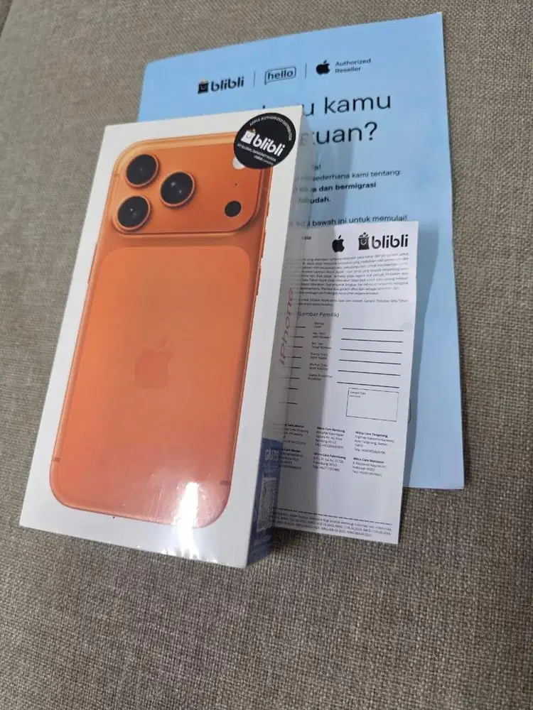 Jual Hp Iphone 17 Pro 1 TERA ORANGE COSMIC