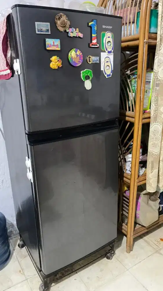 KULKAS 2 PINTU MERK SHARP TYPE SJ-236MNHS