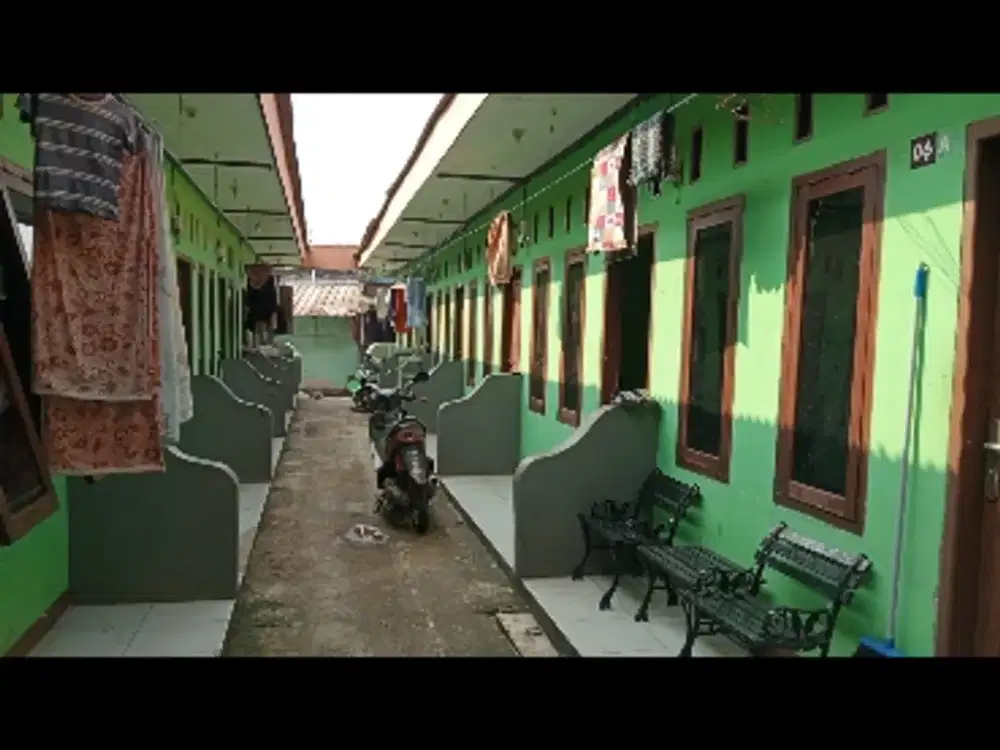 rumah kontrakan 14 pintu terisi ful di sawangan baru depok