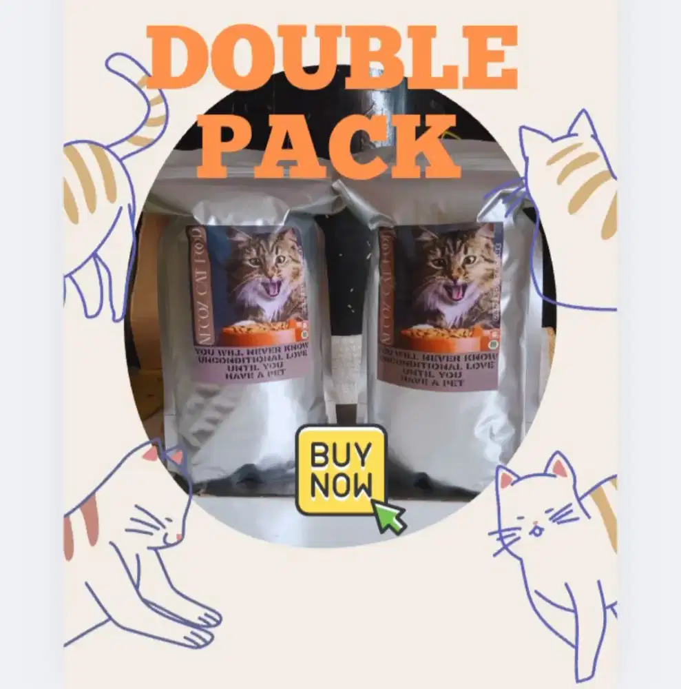 2KG MAKANAN PENGGEMUK KUCING CAT FOOD TERLARIS REKOMENDASI PERSIA