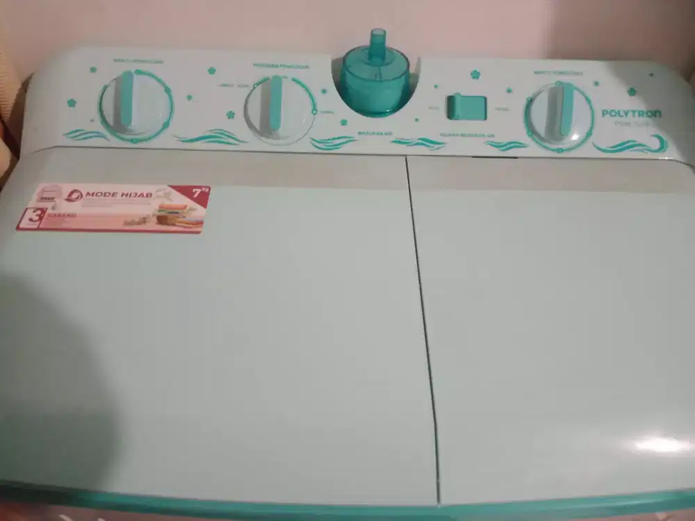 mesin cuci 2 tabung polytron pwm 7076