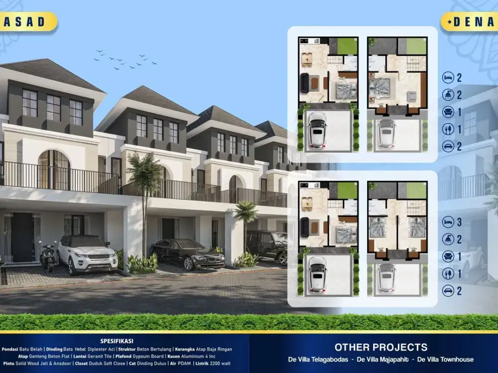 Tahap 2 Dibuka! De Villa Garden II Perumahan Elit di Banyumanik