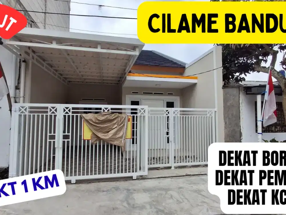 dijual rumah baru siap huni murah bisa kpr di cilame bandung barat