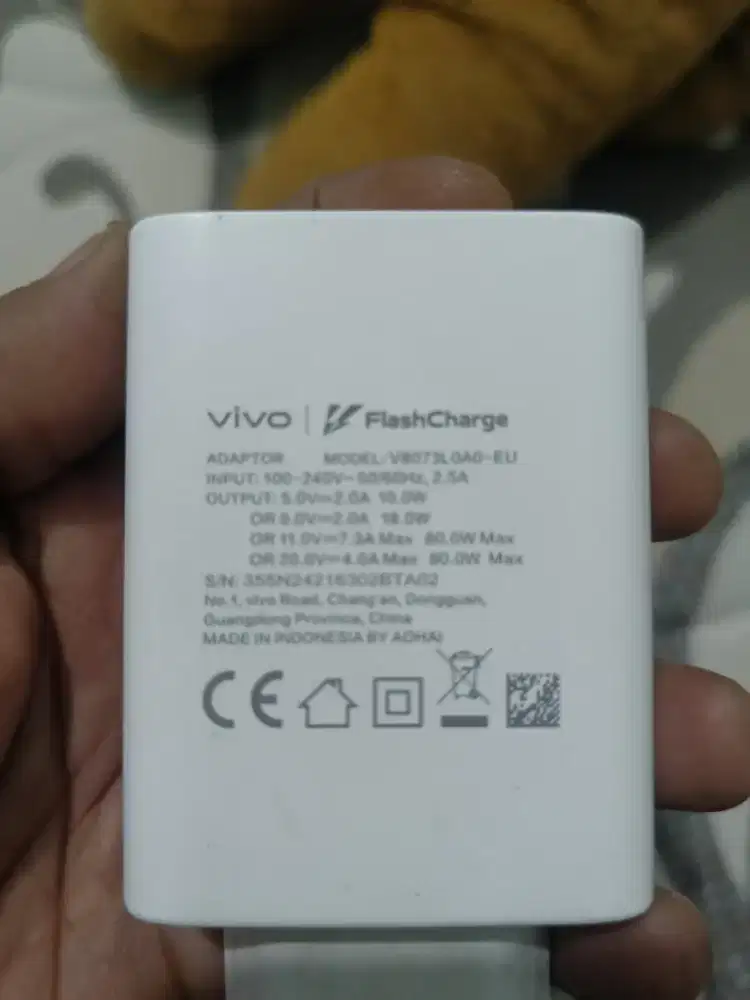 charger fast charging vivo Y100