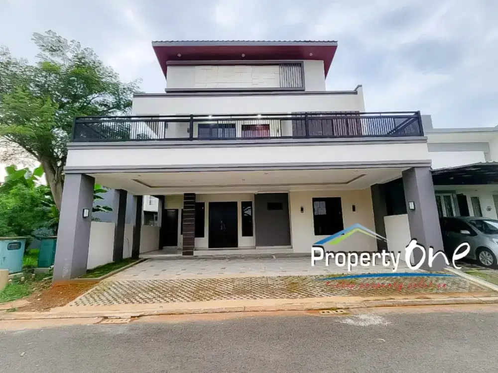 Dijual Rumah Cluster The Icon Berkonasep Modern Kontemporer Di The Icon BSD