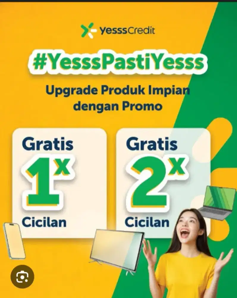 Promo  awal bulan iPhone dengan yesskredit hanya dengan KTP