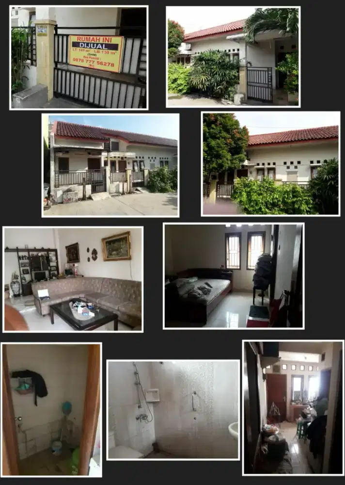 Dijual rumah Warisan 1 lantai + 1 kontrakan