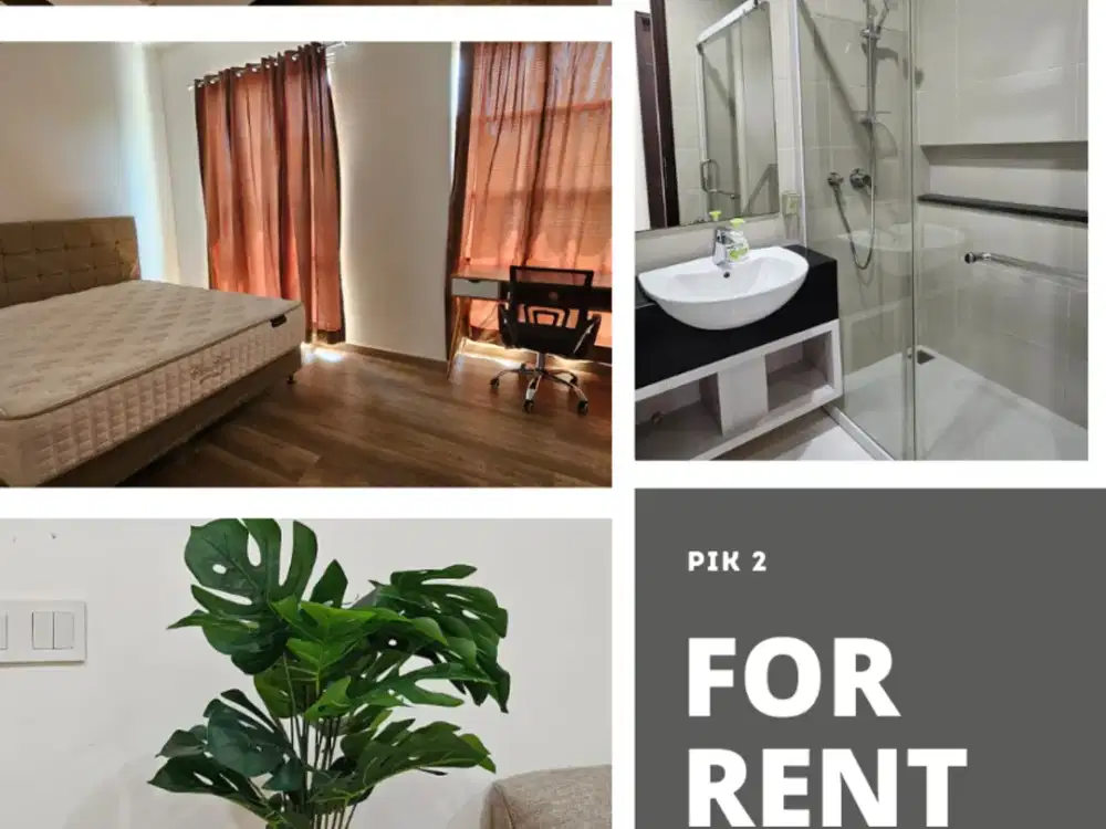 DISEWAKAN RUMAH FULLY FURNISH CANTIK DI GOLF ISLAND  PIK 2 CLUSTER SYMPHONIA