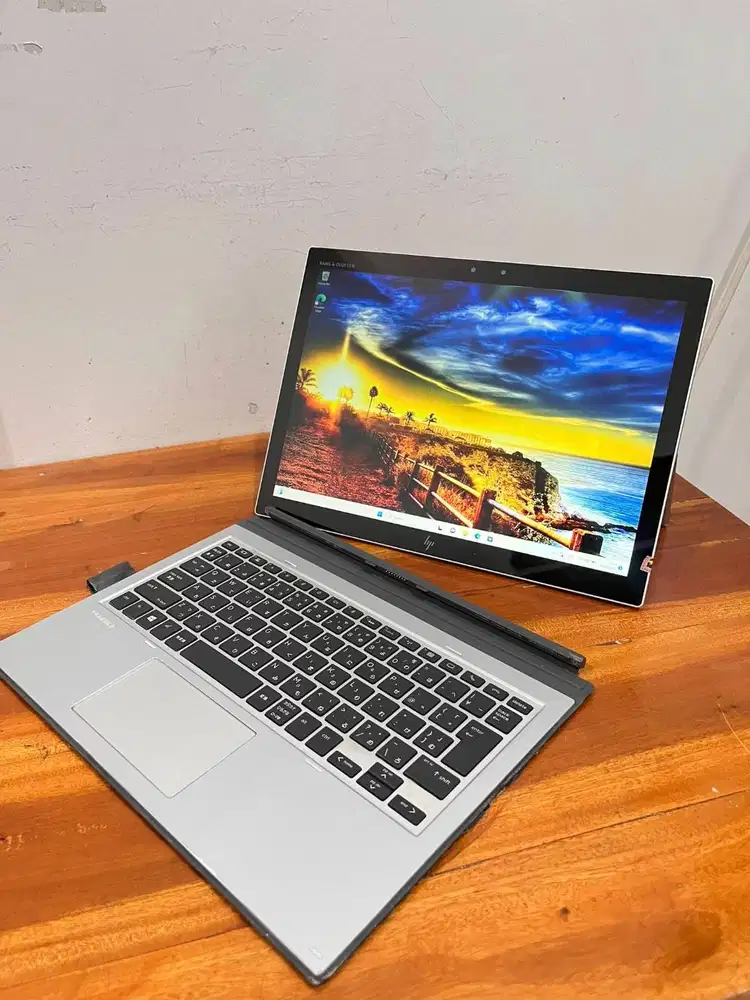 Laptop HP Elite X2 2in1 Tablet layar Touchscreen Lepas pasang