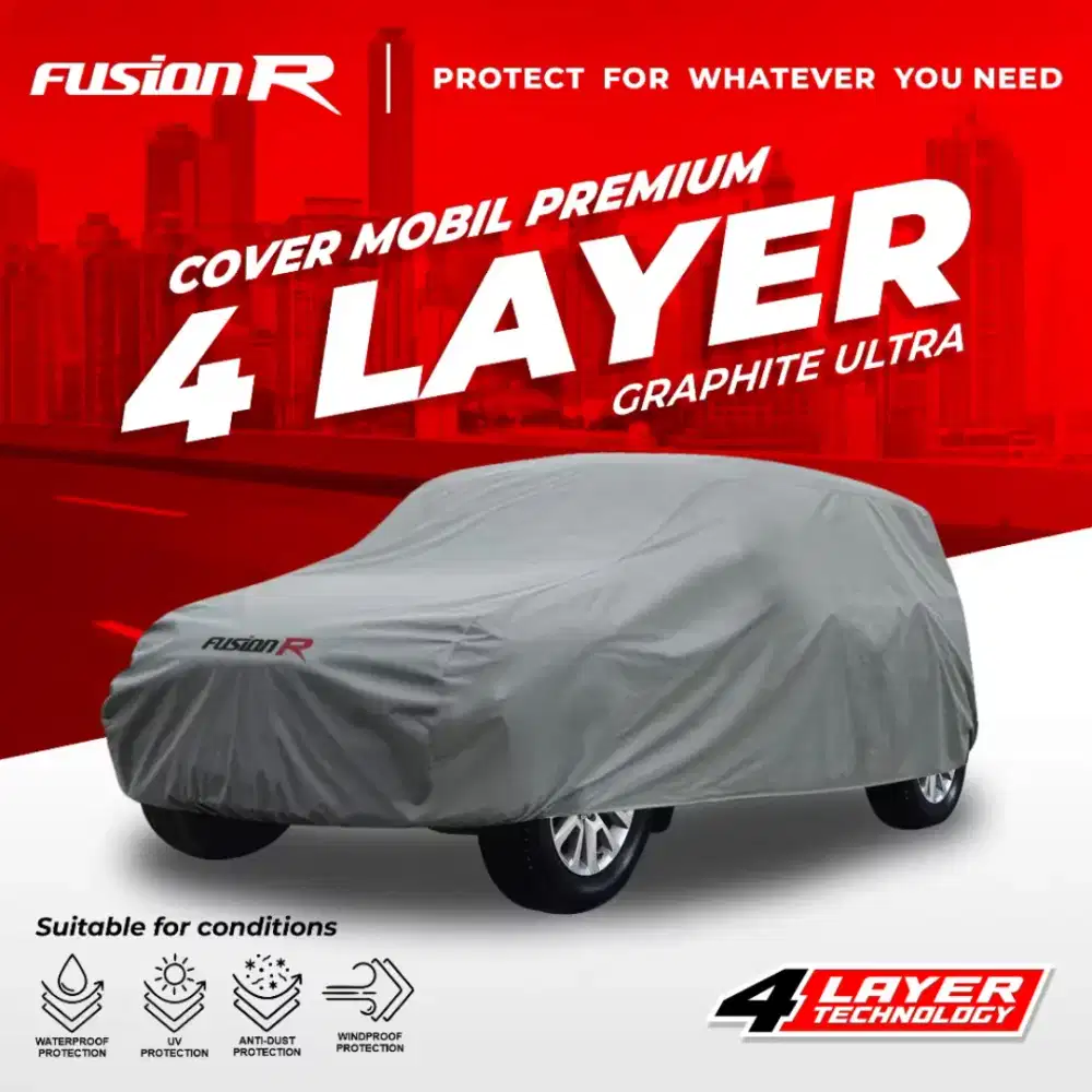 FUSION R 4 LAyer  Waterproof Cover Sarung mobil
