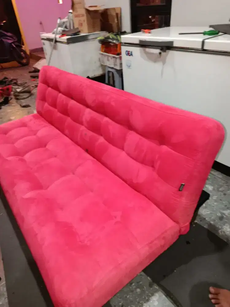 Sofa bed tambah busa ganti webing ganti kaki (service)