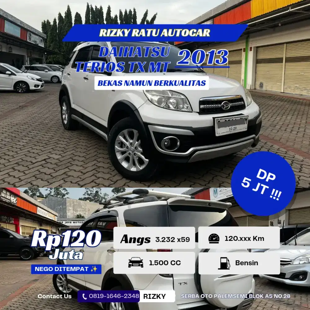 DP 5 JT!!! DAIHATSU TERIOS TX ADVENTURE MT
