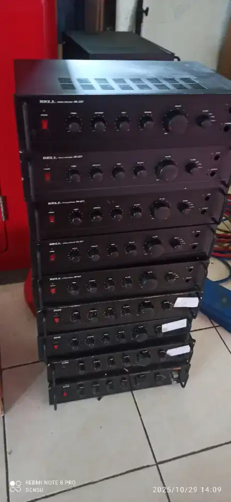 Amplifier rakitan bekas 100 Watt ex karaoke
