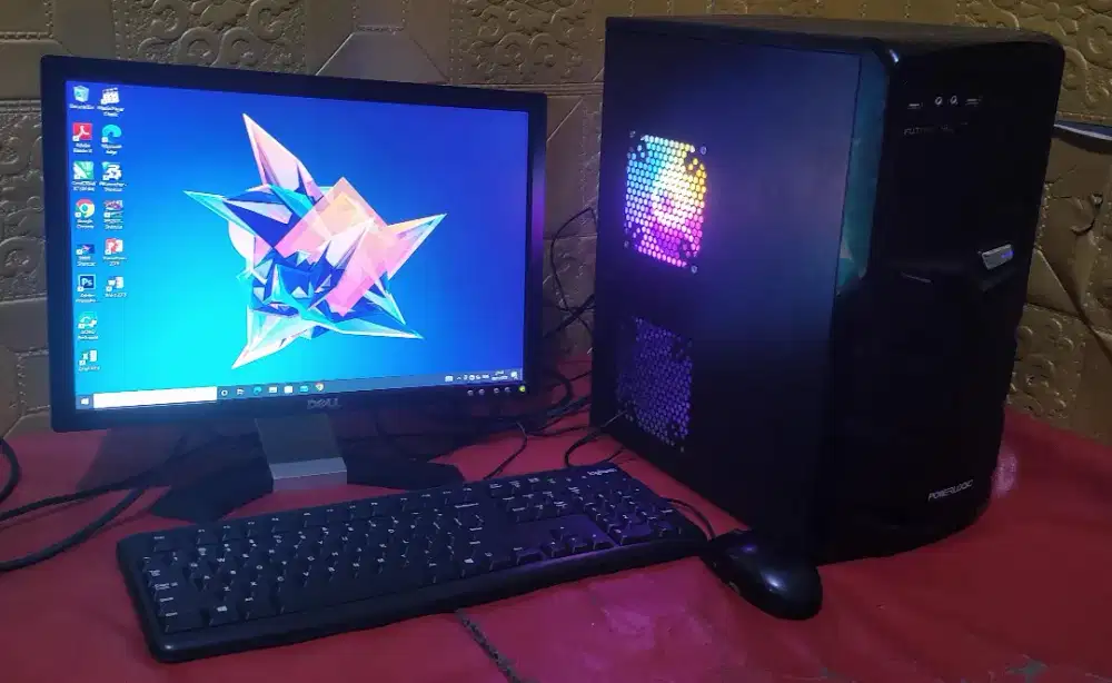 PC Komputer Core i3 gen 4 ram 8gb monitor 19 inch