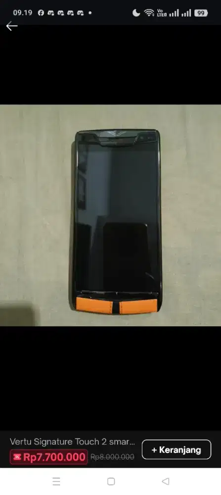 Hp Vertu Signature Touch 2 smartphone