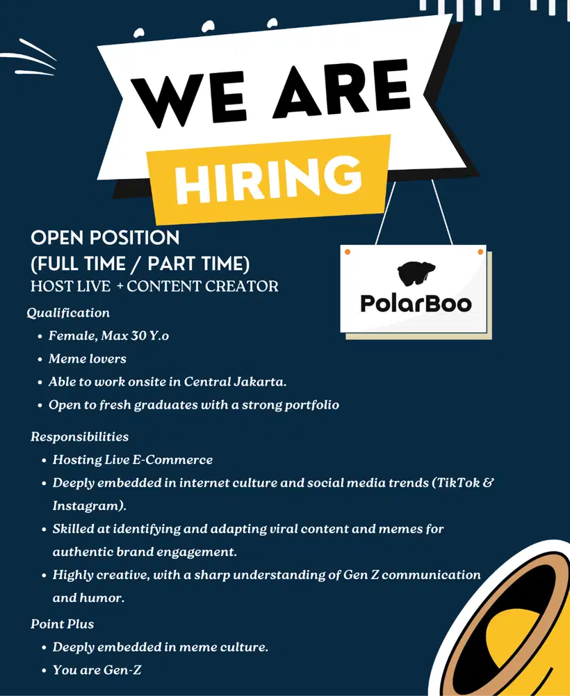LOKER HOST LIVE + CONTENT CREATOR POLARBOO